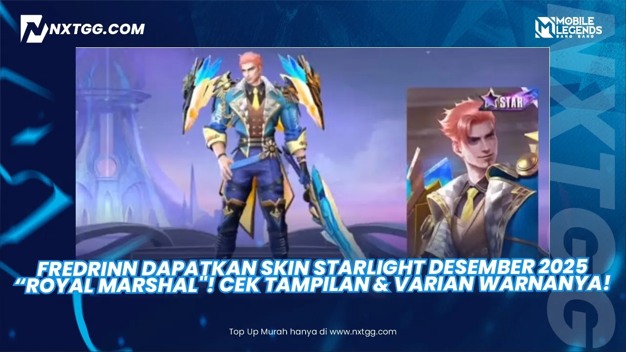 Fredrinn Dapatkan Skin Starlight Desember 2025 "Royal Marshal"! Cek Tampilan & Varian Warnanya!