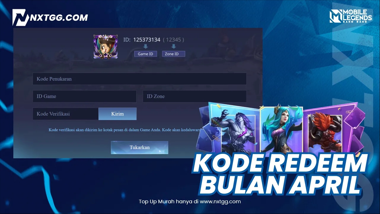Kode Redeem Mobile Legend Bang-Bang Bulan April 2025 Terbaru