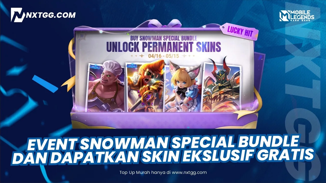 Event Snowman Special Bundle dan Dapatkan Skin Ekslusif Gratis MLBB