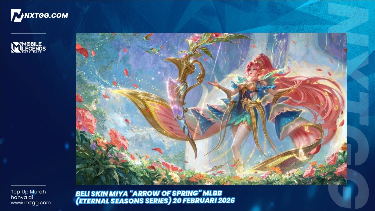Beli Skin Miya "Arrow of Spring" MLBB (Eternal Seasons Series) 20 Februari 2026