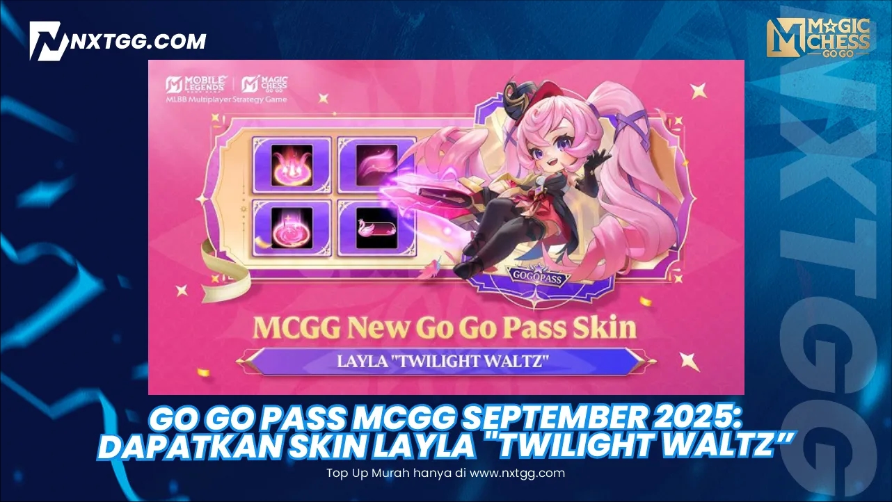  Go Go Pass MCGG September 2025: Dapatkan Skin Layla "Twilight Waltz"