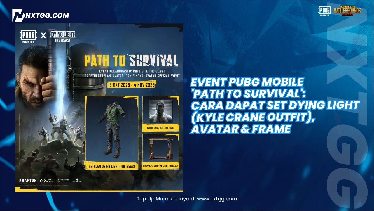 Event PUBG Mobile 'Path to Survival': Cara Dapat Set Dying Light (Kyle Crane Outfit), Avatar & Frame