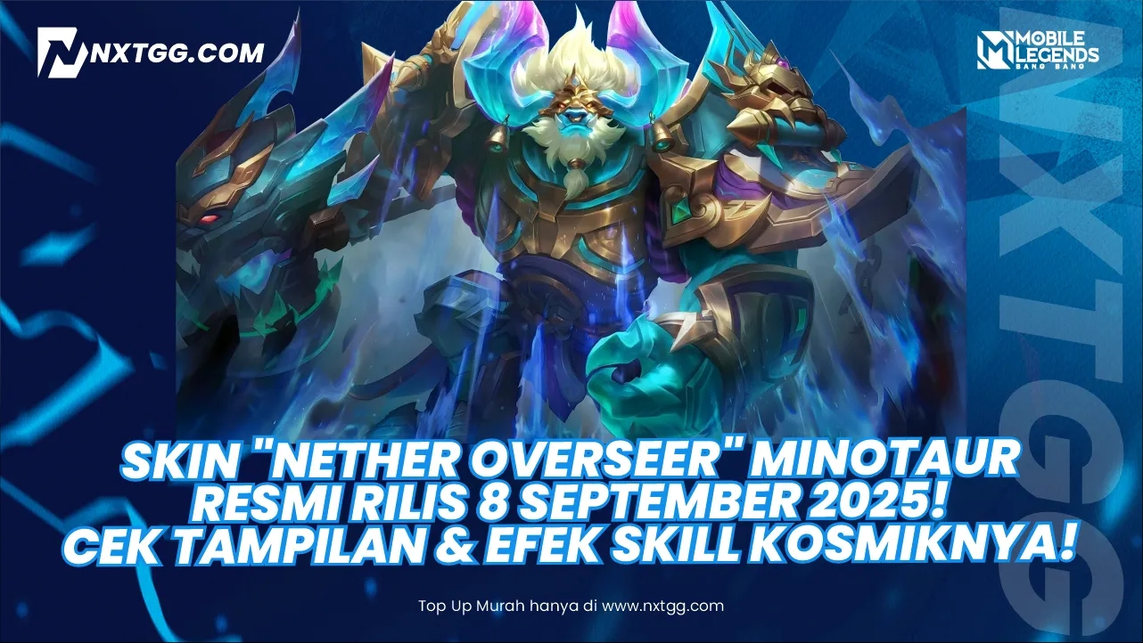 Skin "Nether Overseer" Minotaur Resmi Rilis 8 September 2025! Cek Tampilan & Efek Skill Kosmiknya!