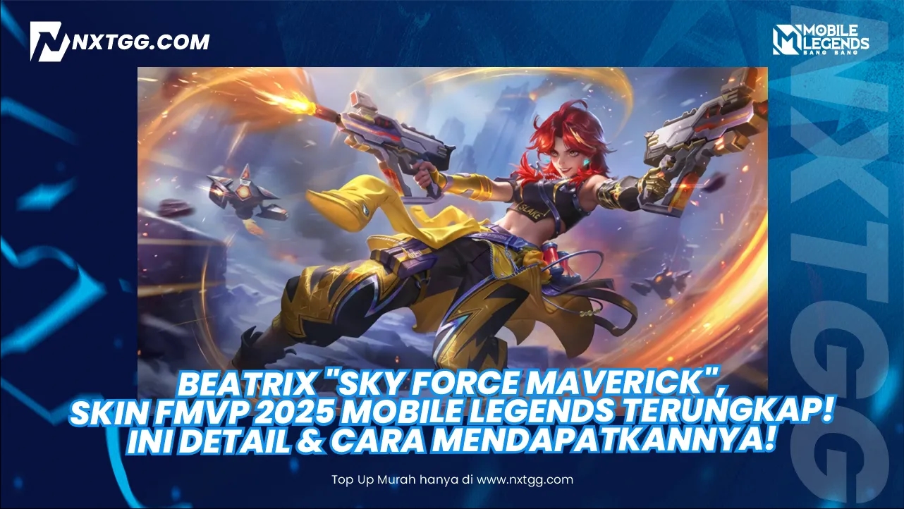 Beatrix "Sky Force Maverick", Skin FMVP 2025 Mobile Legends Terungkap! Ini Detail & Cara Mendapatkannya!