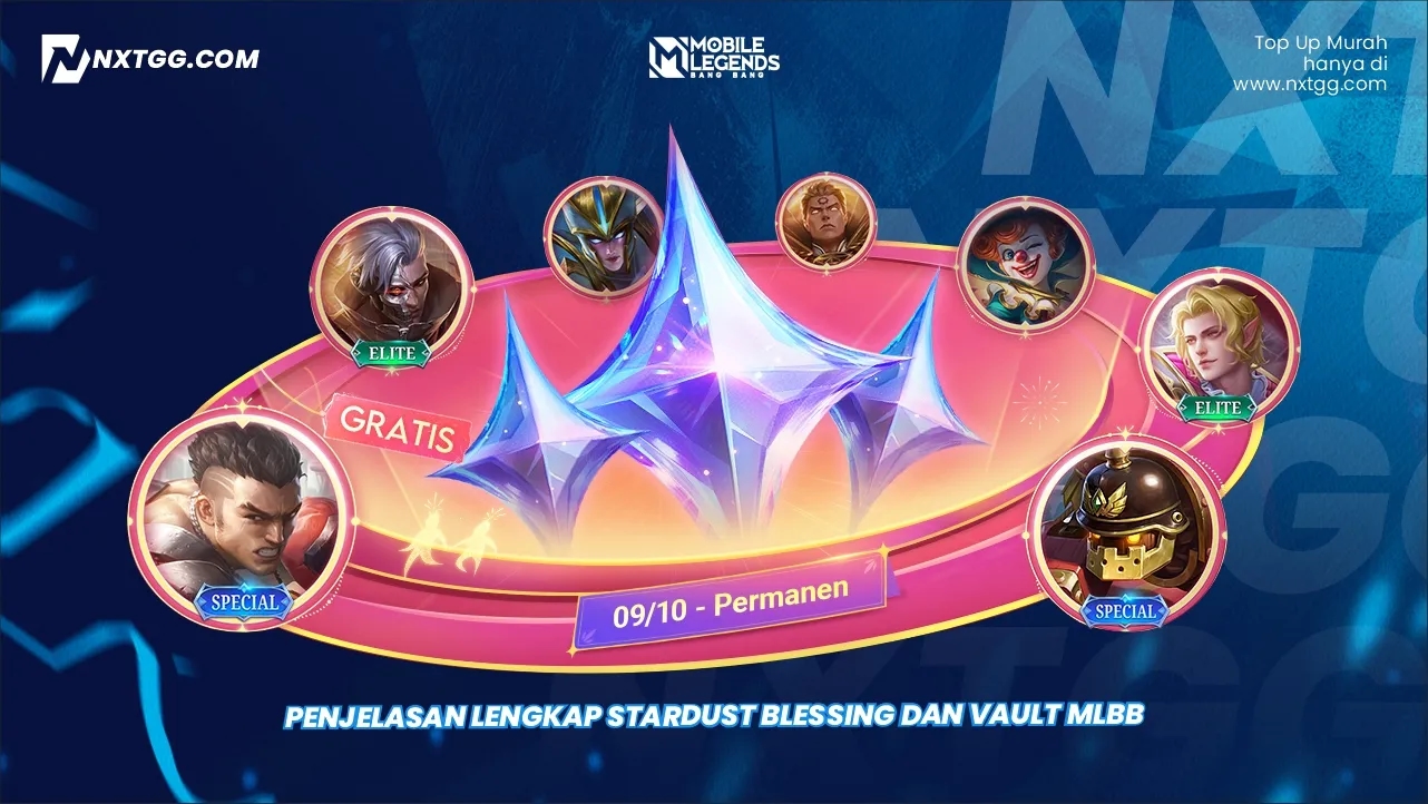 Penjelasan Lengkap Stardust Blessing dan Vault MLBB