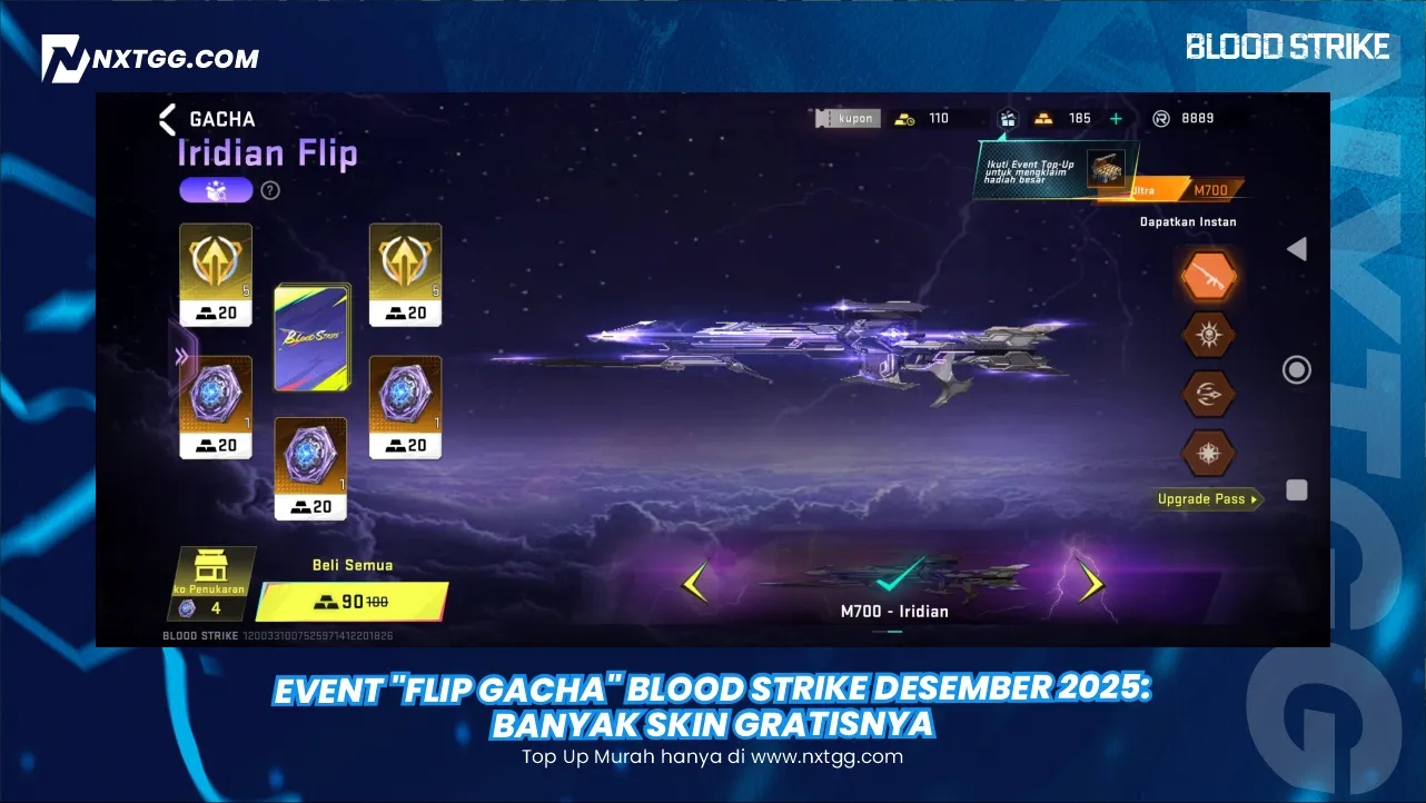 Event "Flip Gacha" Blood Strike Desember 2025: Banyak Skin Gratisnya