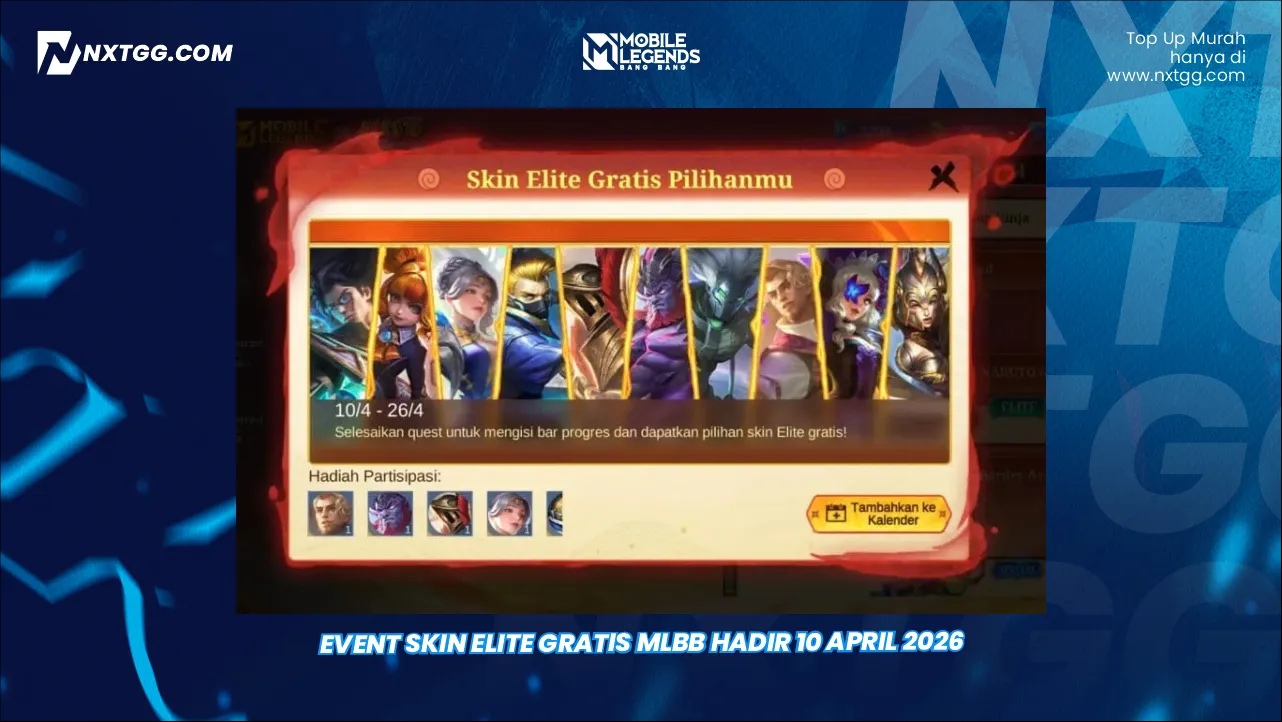 Event Skin Elite Gratis MLBB Hadir 10 April 2026