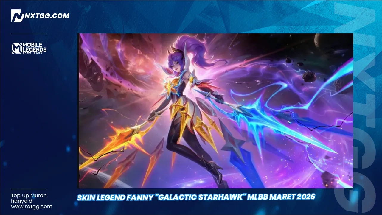 Skin Legend Fanny "Galactic Starhawk" MLBB Rilis Maret 2026