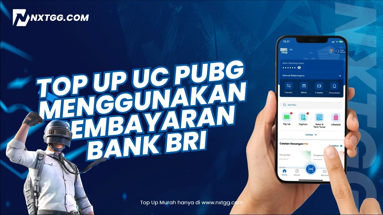 Cara Top Up UC PUBGM Menggunakan Rekening Bank BRI dengan Mudah