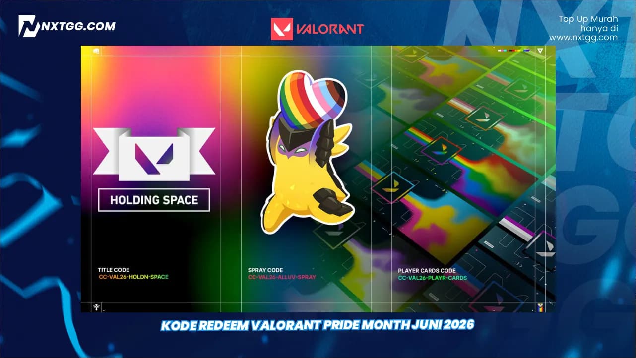 Kode Redeem VALORANT Pride Month Juni 2026 