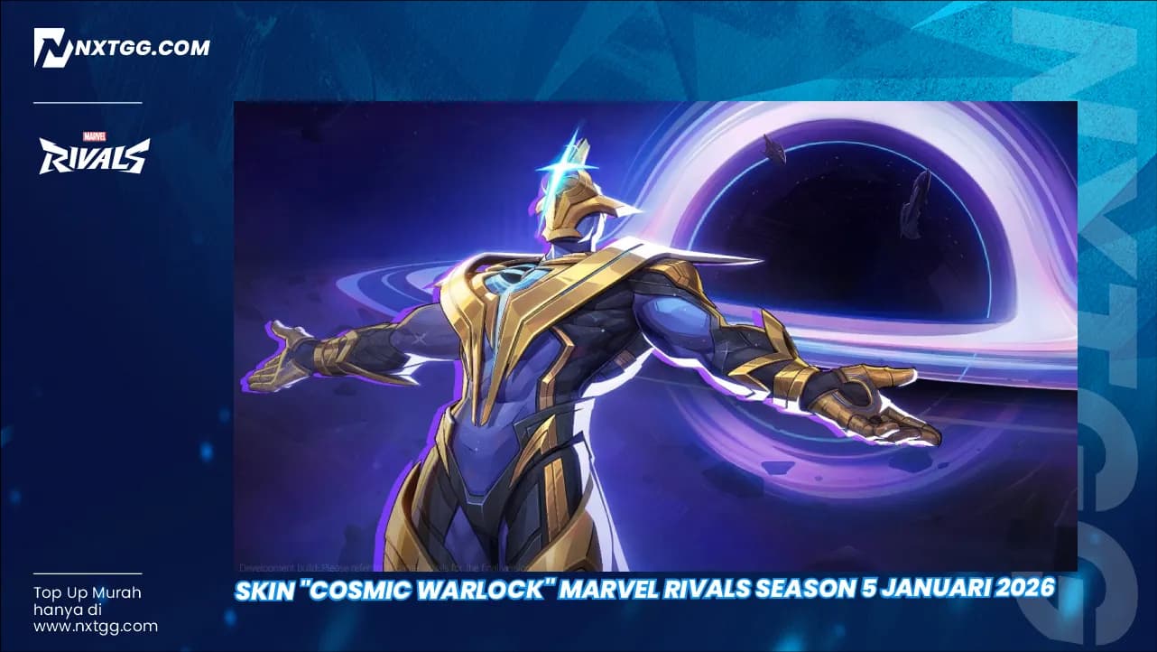 Skin "Cosmic Warlock" Marvel Rivals Season 5 Januari 2026