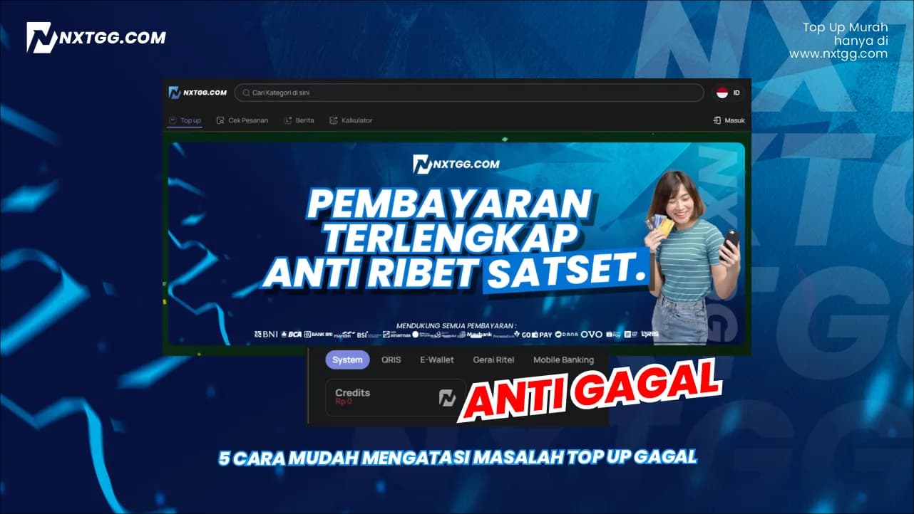 5 Cara Mudah Mengatasi Masalah Top Up Gagal