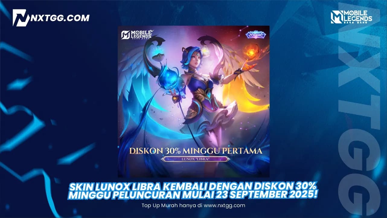 Skin Lunox Libra Kembali dengan Diskon 30% Minggu Peluncuran Mulai 23 September 2025!