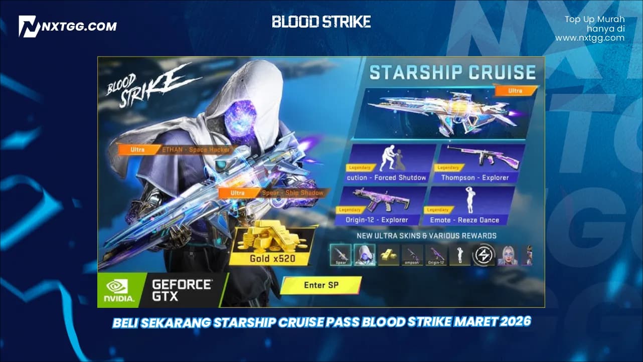 Beli Sekarang Starship Cruise Pass Blood Strike Maret 2026