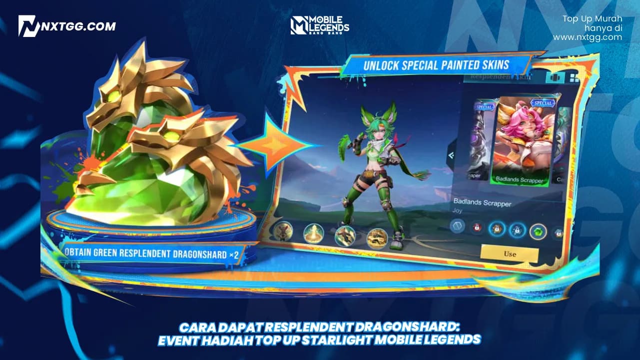 Cara Dapat Resplendent Dragonshard: Event Hadiah Top Up StarLight Mobile Legends
