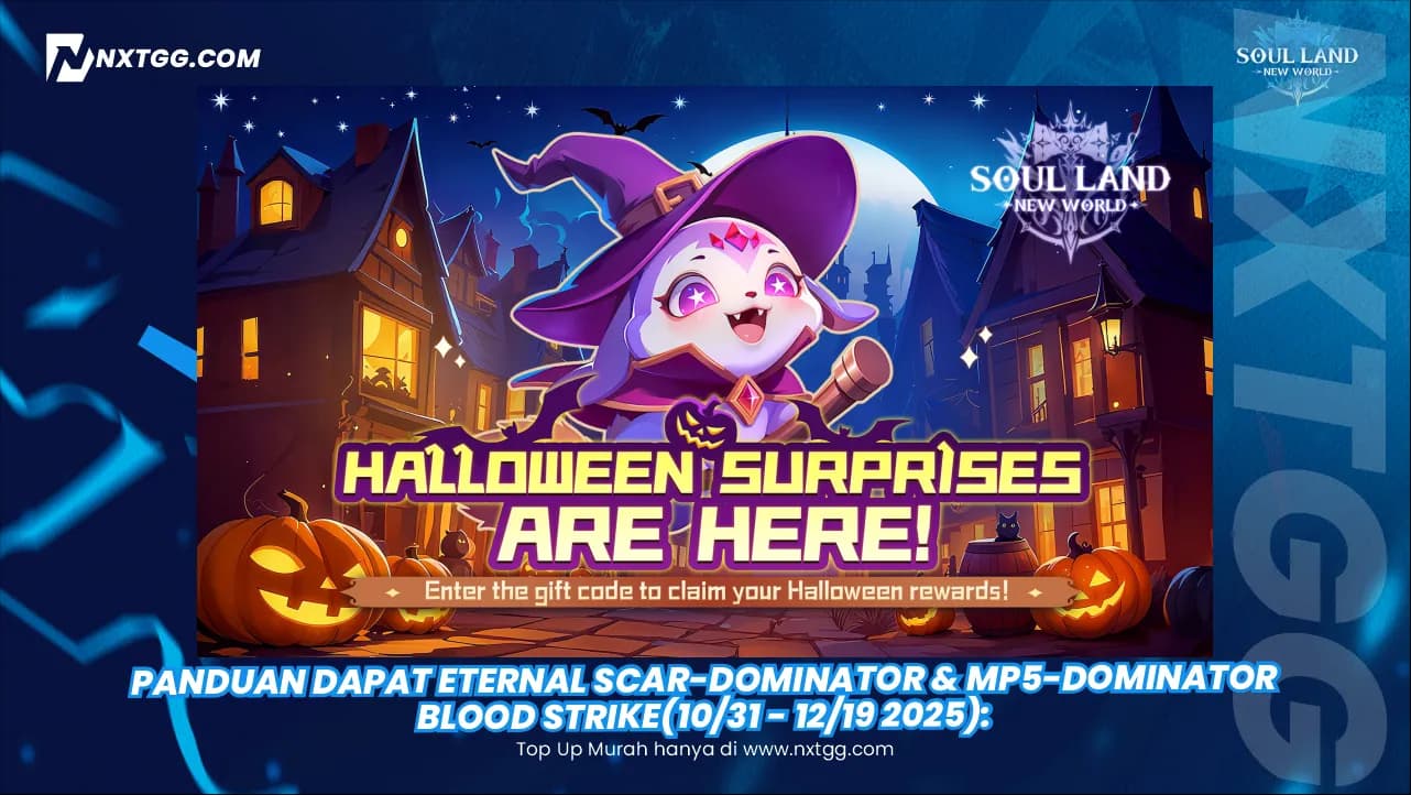 Kode Redeem Halloween Soul Land New World 1 November 2025