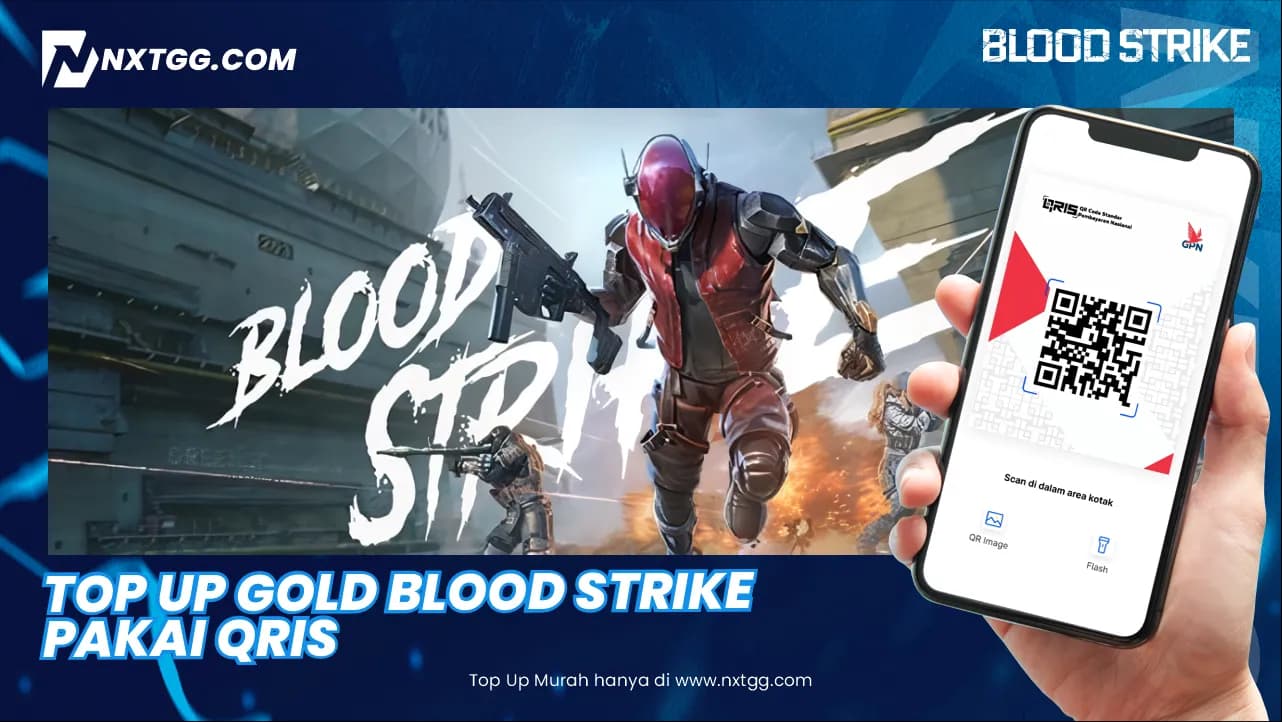 Top Up Gold Blood Strike Pakai QRIS - Nxtgg