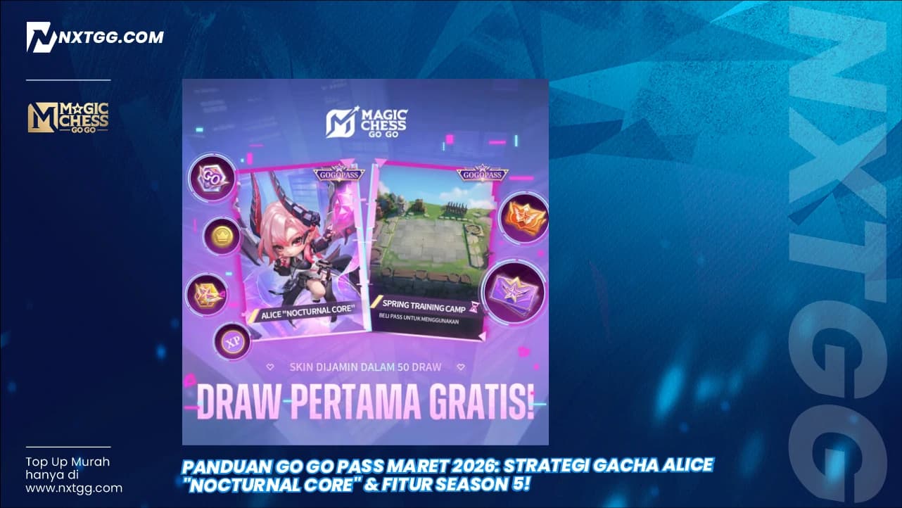 Beli Skin Go Go Pass Alice "Nocturnal Core" di MCGG 