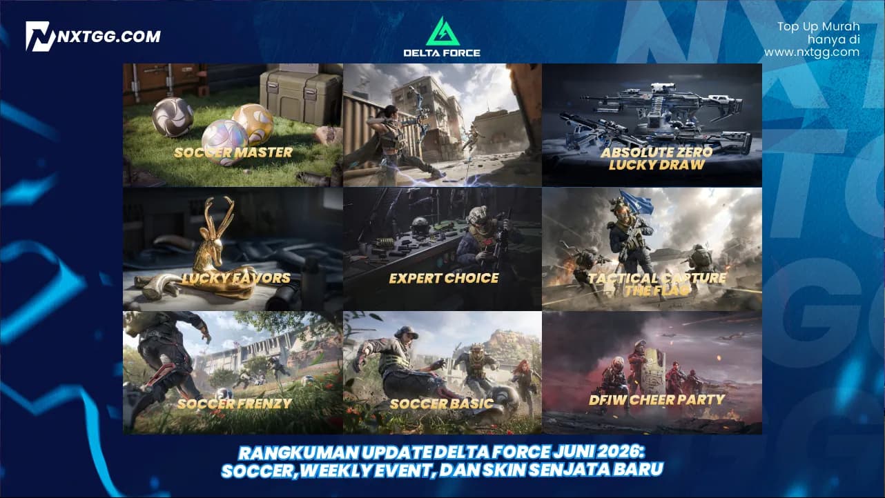 Rangkuman Update Delta Force Juni 2026: Soccer,Weekly Event, dan Skin Senjata Baru