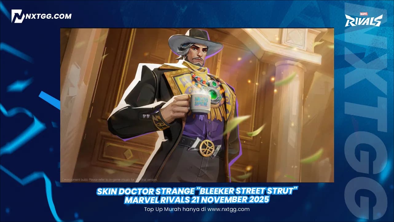 Skin Doctor Strange "Bleeker Street Strut" Marvel Rivals 21 November 2025