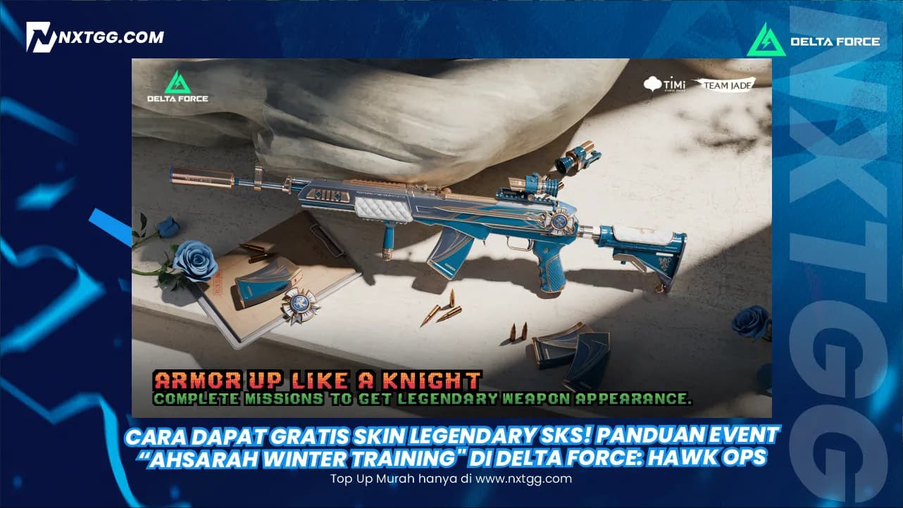 Cara Dapat Gratis Skin Legendary SKS! Panduan Event "Ahsarah Winter Training" di Delta Force: Hawk Ops