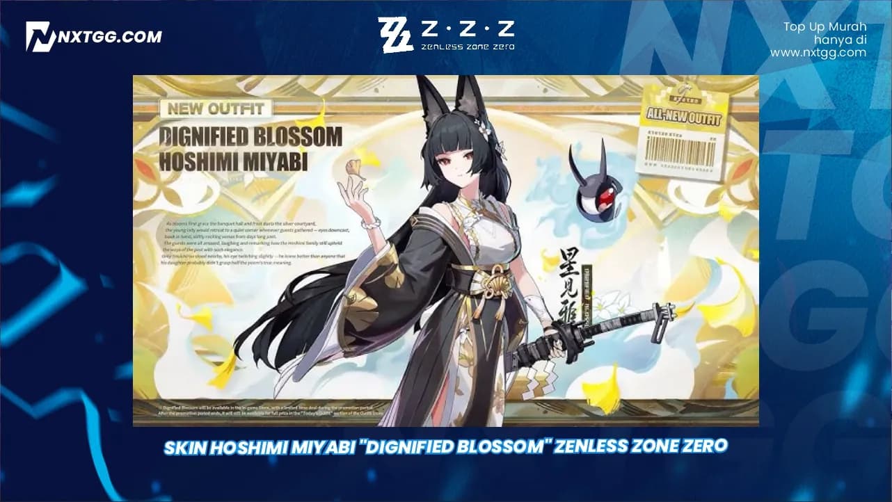 Skin Hoshimi Miyabi "Dignified Blossom" Zenless Zone Zero