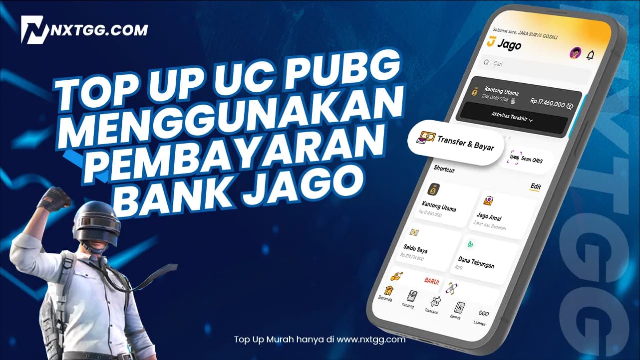 Tips Top Up UC PUBGM Bisa Pakai Bank Jago: Berikut Caranya