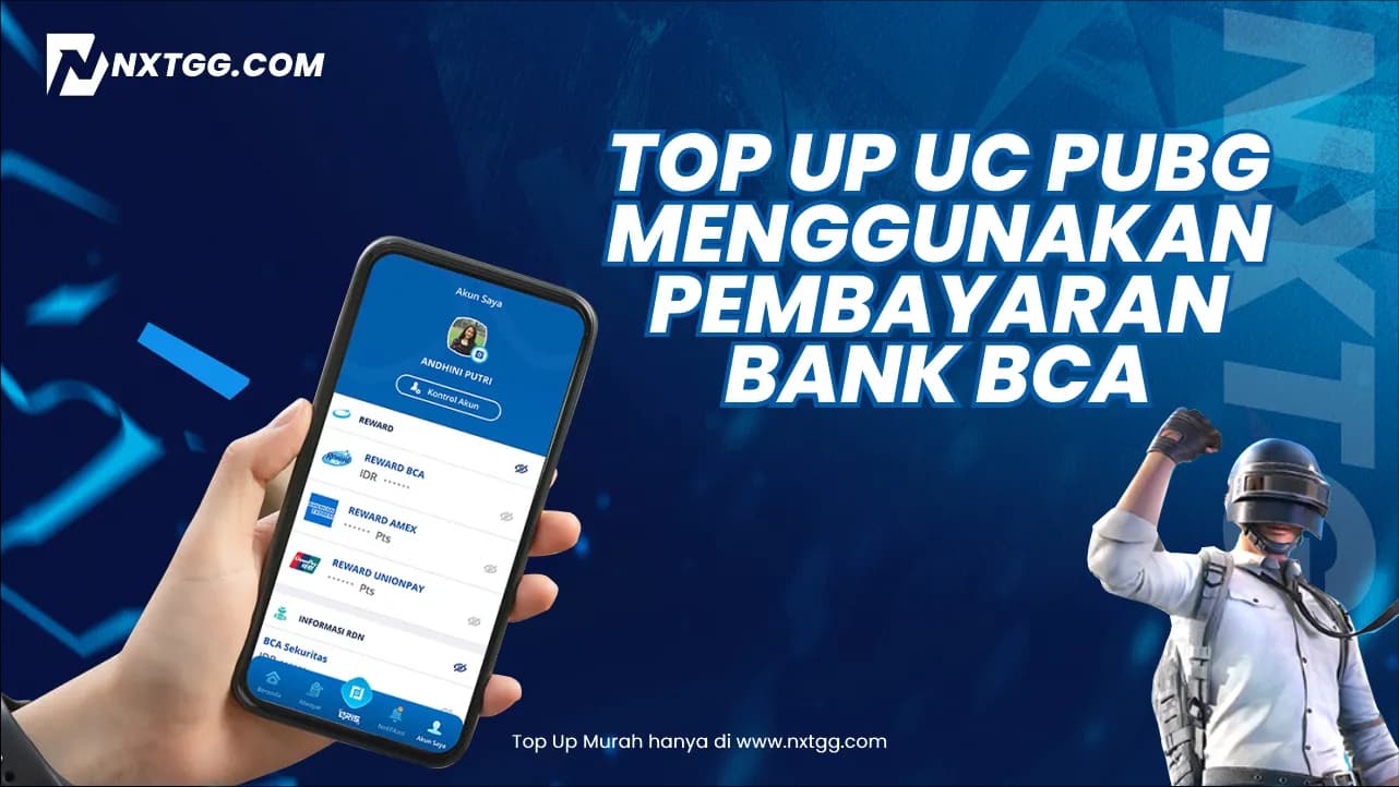 Cara Top Up UC PUBG Mobile Pakai Rekening Bank BCA dengan Mudah