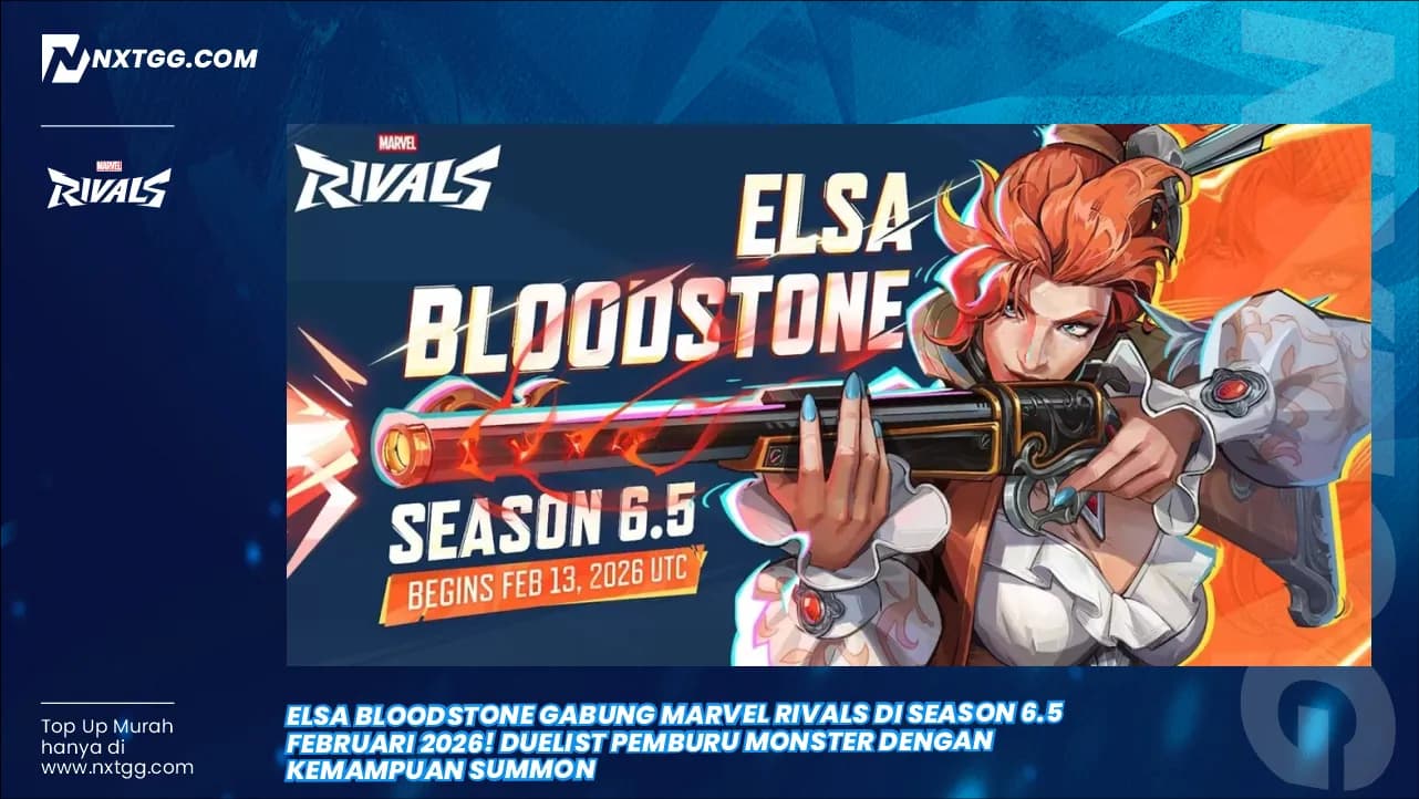 Elsa Bloodstone Gabung Marvel Rivals di Season 6.5 Februari 2026! Duelist Pemburu Monster dengan Kemampuan Summon