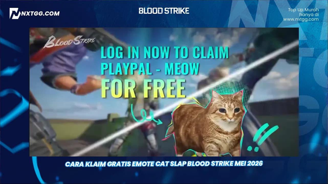 Cara Klaim Gratis Emote Cat Slap Blood Strike Mei 2026