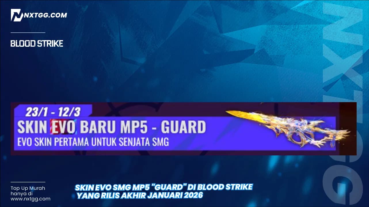Skin EVO SMG MP5 "Guard" di Blood Strike yang Rilis Akhir Januari 2026