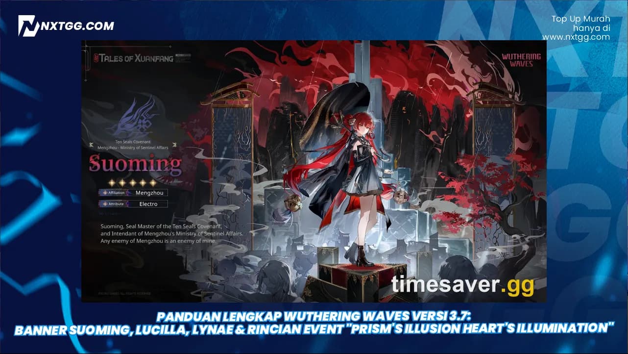 Panduan Lengkap Wuthering Waves Versi 3.7: Banner Suoming, Lucilla, Lynae & Rincian Event "Prism's Illusion Heart's Illumination"