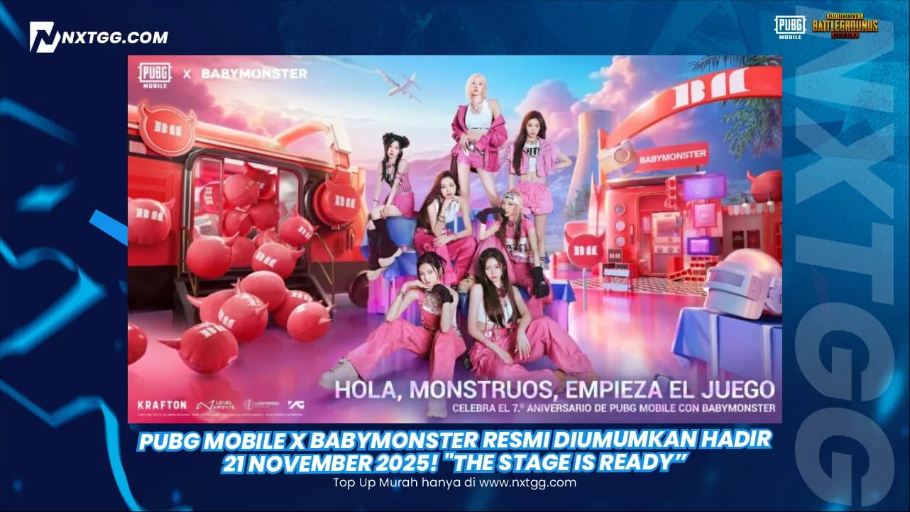 PUBG Mobile x BABYMONSTER Resmi Diumumkan Hadir 21 November 2025! "THE STAGE IS READY"