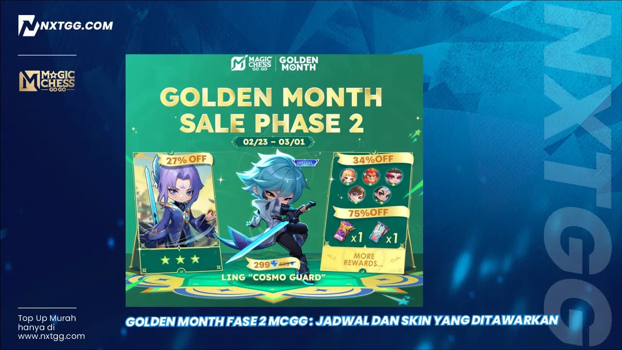 Golden Month Fase 2 MCGG : Jadwal dan Skin yang Ditawarkan