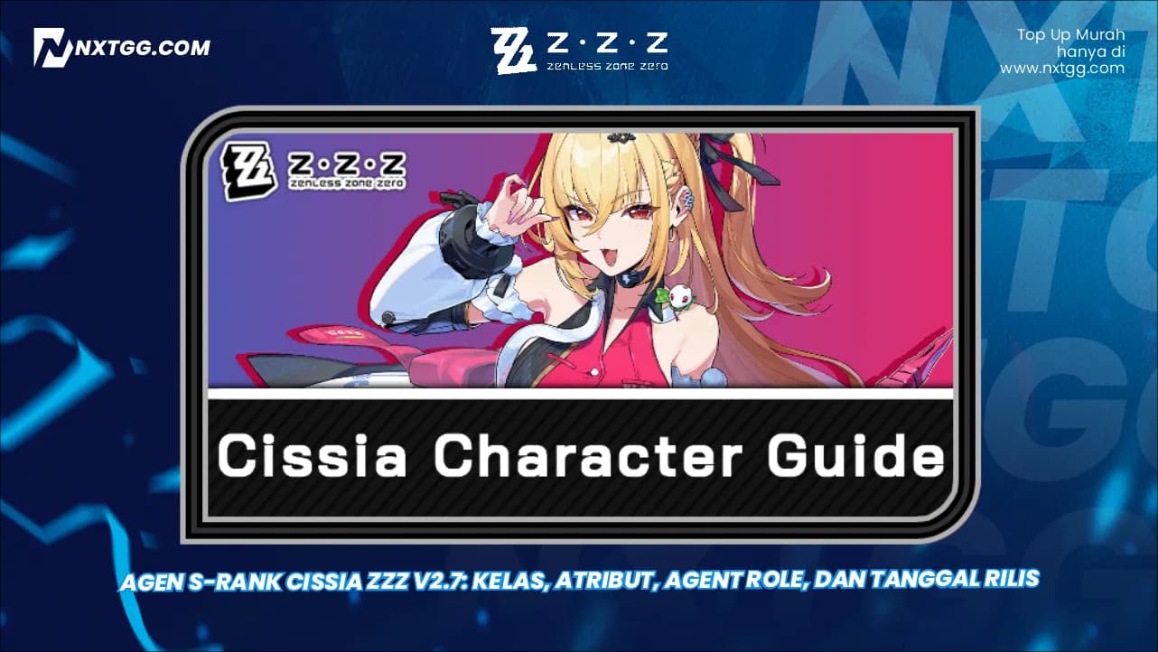 Agen S-Rank Cissia ZZZ v2.7: Kelas, Atribut, Agent Role, Dan Tanggal Rilis