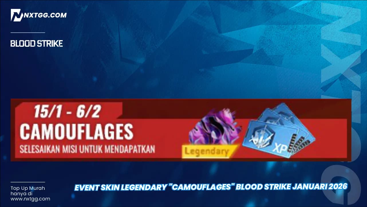 Event Skin Legendary "Camouflages" Blood Strike Januari 2026