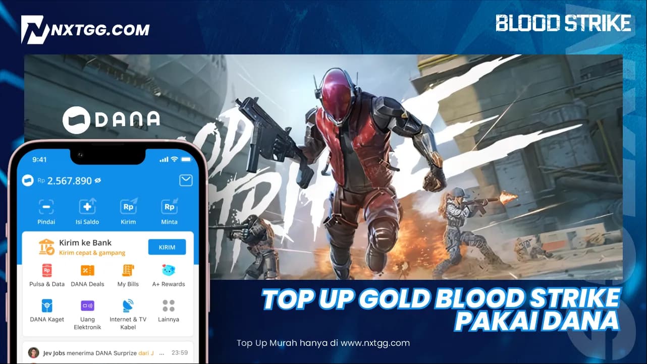 Top Up Gold Blood Strike Pakai DANA - Nxtgg