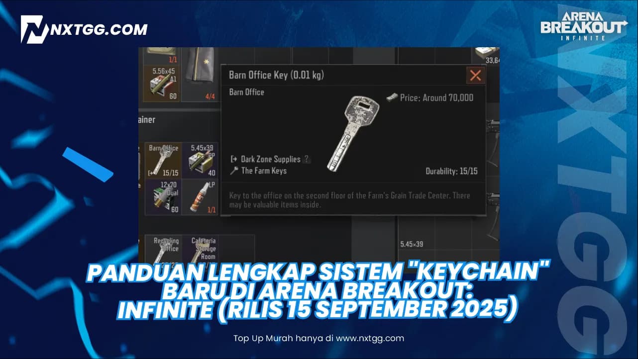 Panduan Lengkap Sistem "Keychain" Baru di Arena Breakout: Infinite (Rilis 15 September 2025)