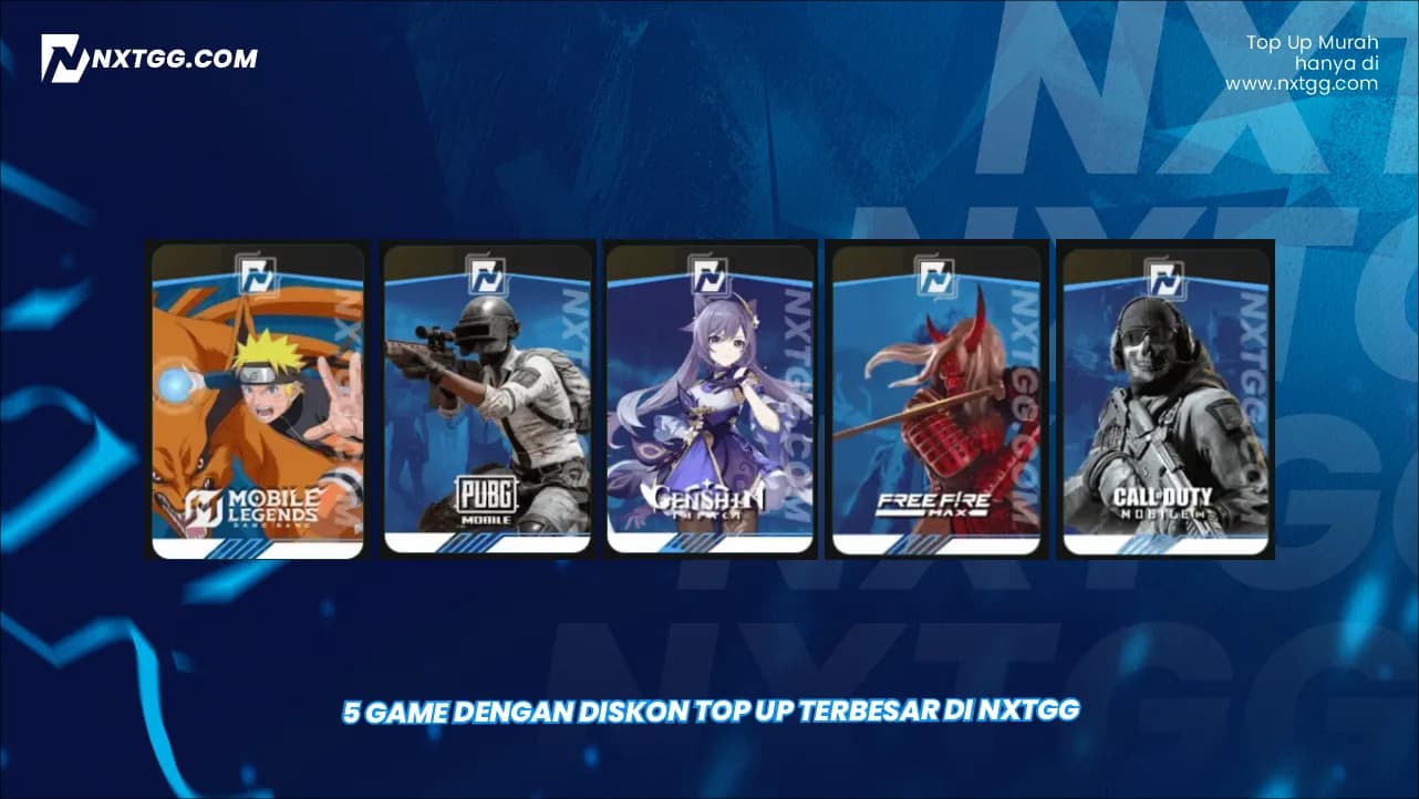5 Game dengan Diskon Top Up Terbesar di NXTGG