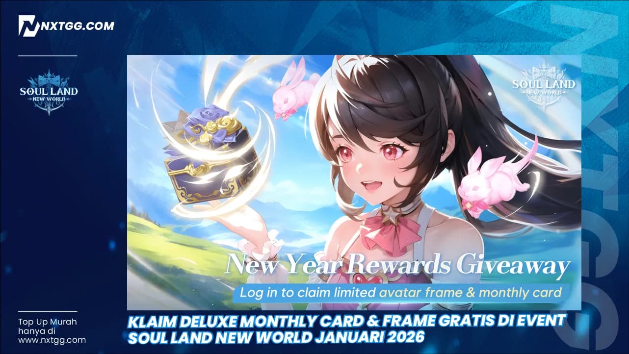Klaim Deluxe Monthly Card & Frame Gratis di Event Soul Land New World Januari 2026