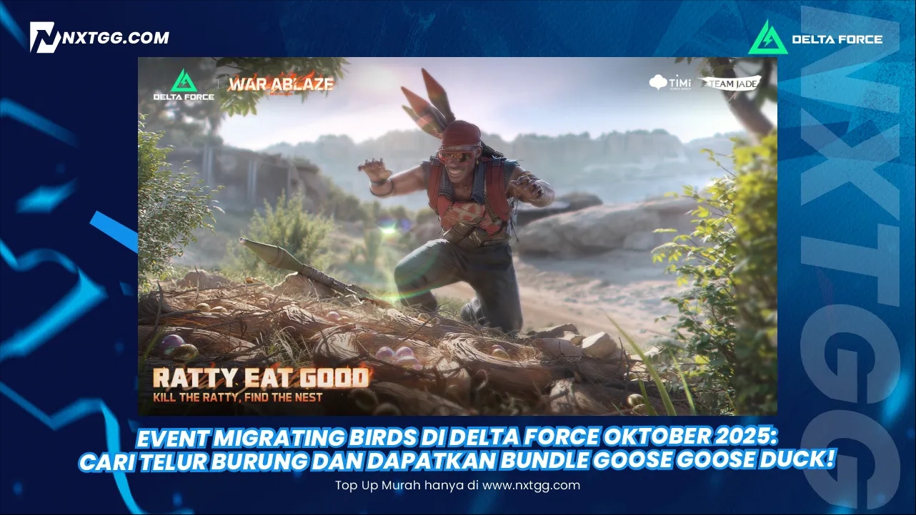Event Migrating Birds di Delta Force Oktober 2025: Cari Telur Burung dan Dapatkan Bundle Goose Goose Duck!