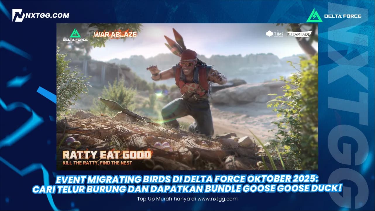 Event Migrating Birds di Delta Force Oktober 2025: Cari Telur Burung dan Dapatkan Bundle Goose Goose Duck!