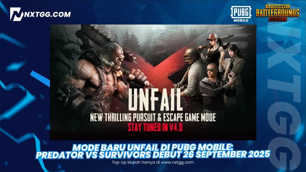 Mode Baru UNFAIL di PUBG Mobile: Predator vs Survivors Debut 26 September 2025