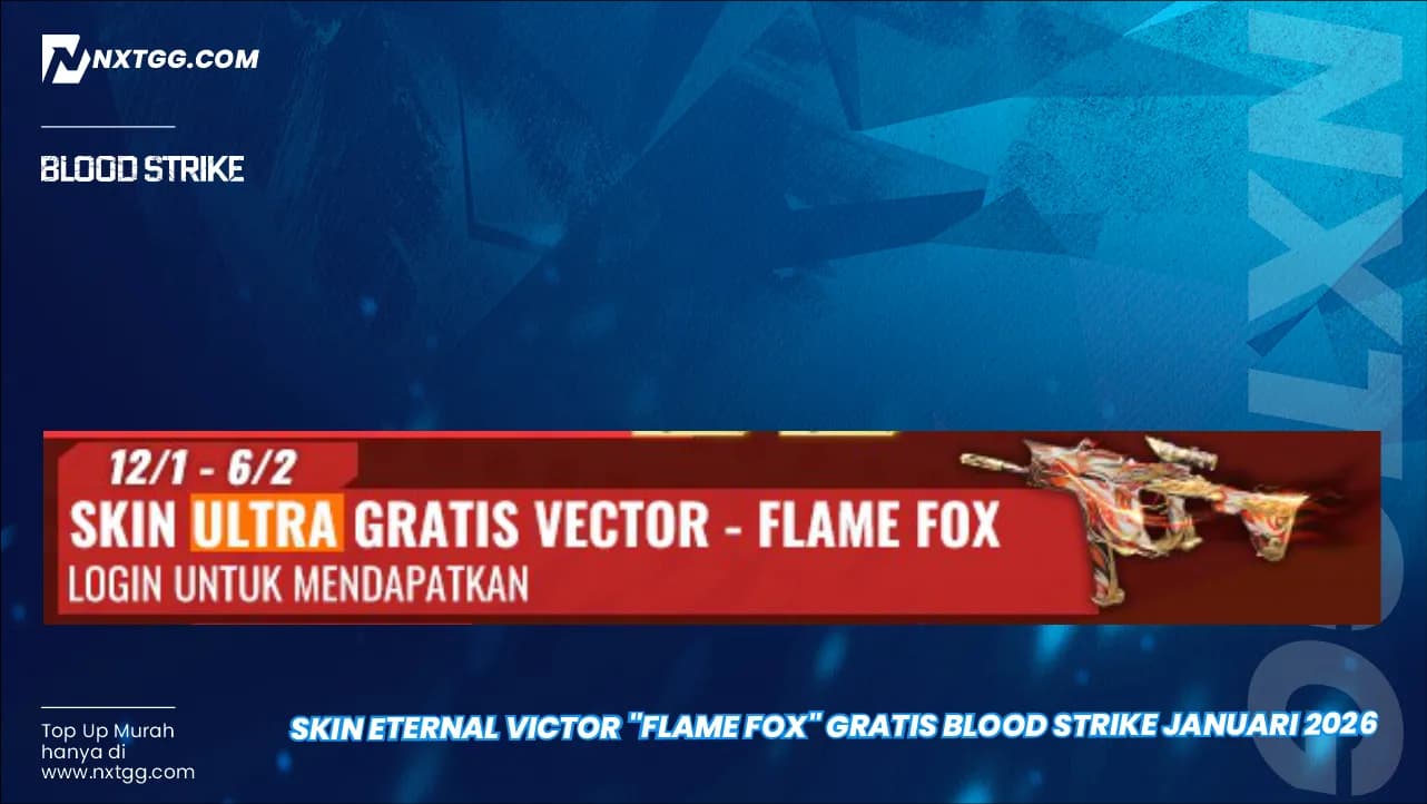 Skin Eternal Victor "Flame Fox" Gratis Blood Strike Januari 2026