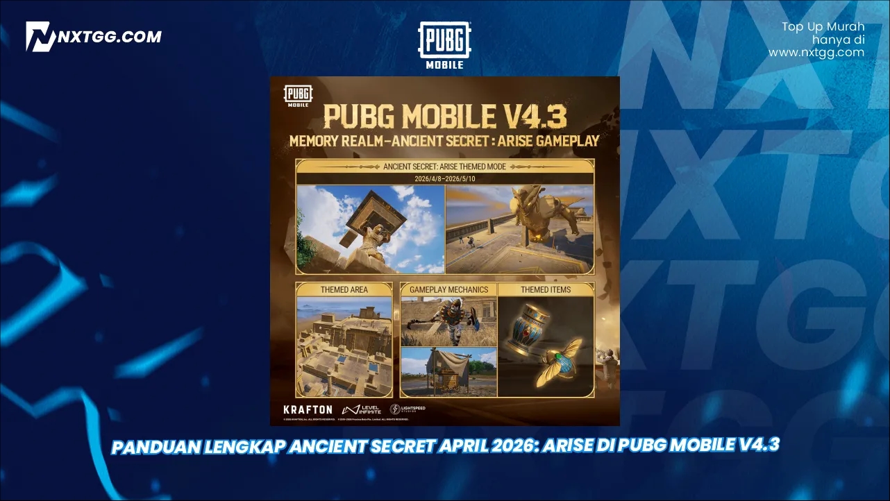 Panduan Lengkap Ancient Secret April 2026: Arise di PUBG Mobile V4.3