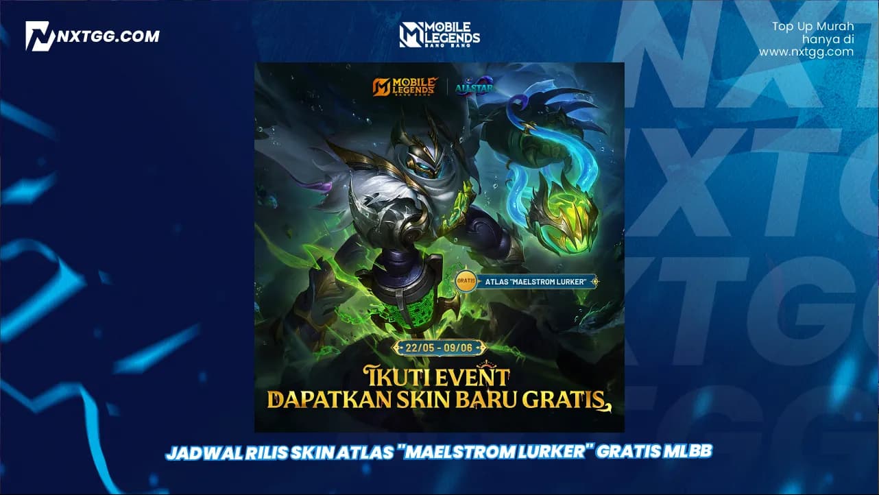 Jadwal Rilis Skin Atlas "Maelstrom Lurker" Gratis MLBB