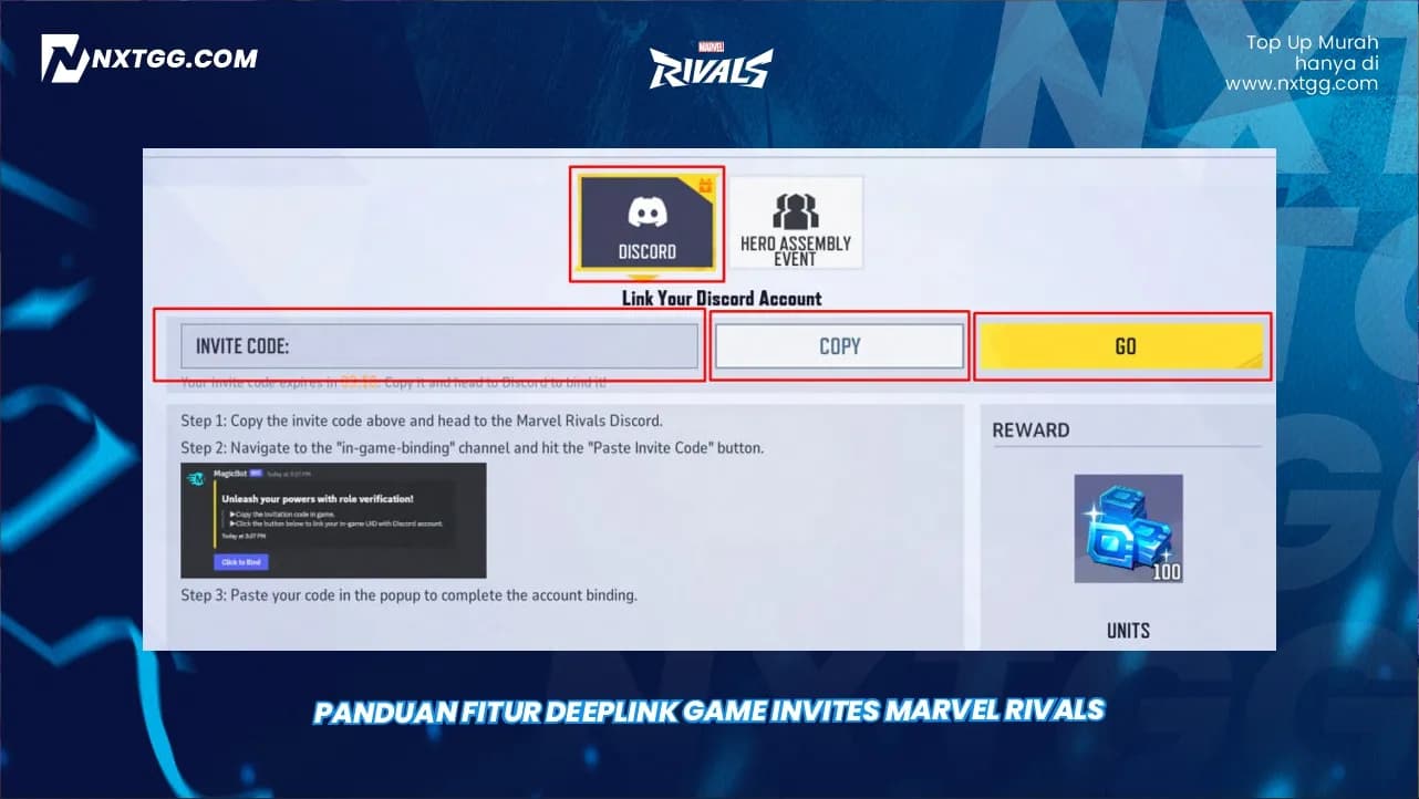 Panduan Fitur Deeplink Game Invites Marvel Rivals