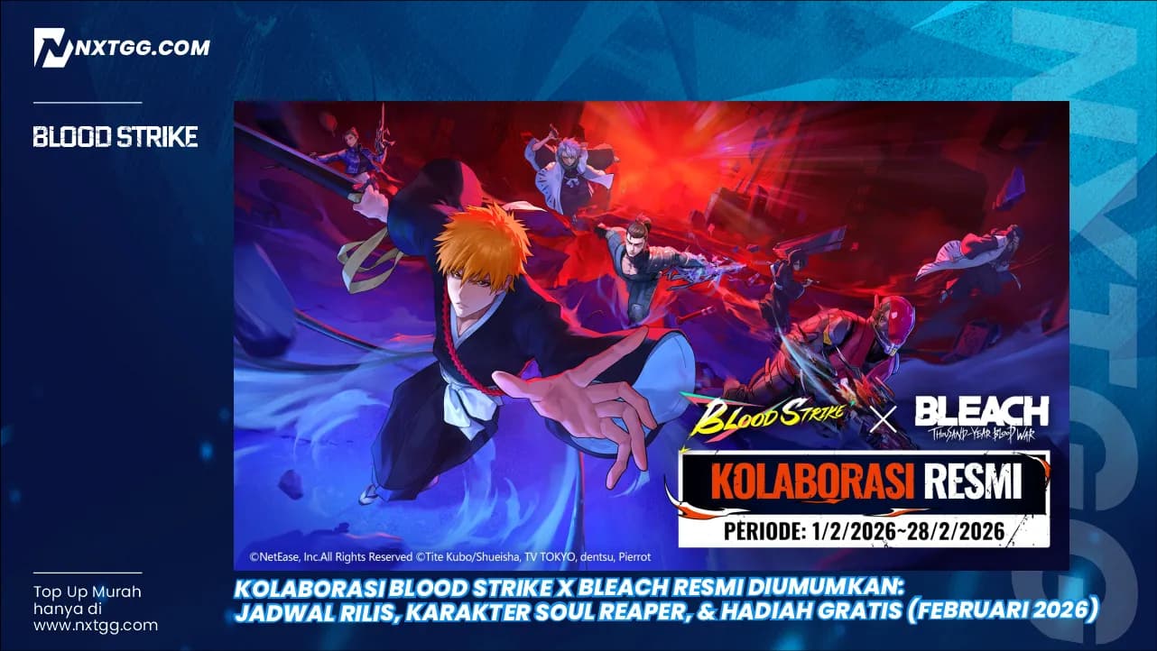 Kolaborasi Blood Strike x BLEACH Resmi Diumumkan: Jadwal Rilis, Karakter Soul Reaper, & Hadiah Gratis (Februari 2026)