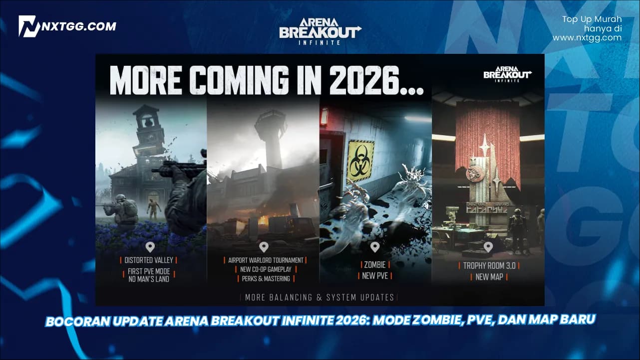 Bocoran Update Arena Breakout Infinite 2026: Mode Zombie, PvE, dan Map Baru