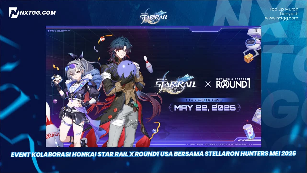 Event Kolaborasi Honkai Star Rail x Round1 USA Bersama Stellaron Hunters Mei 2026